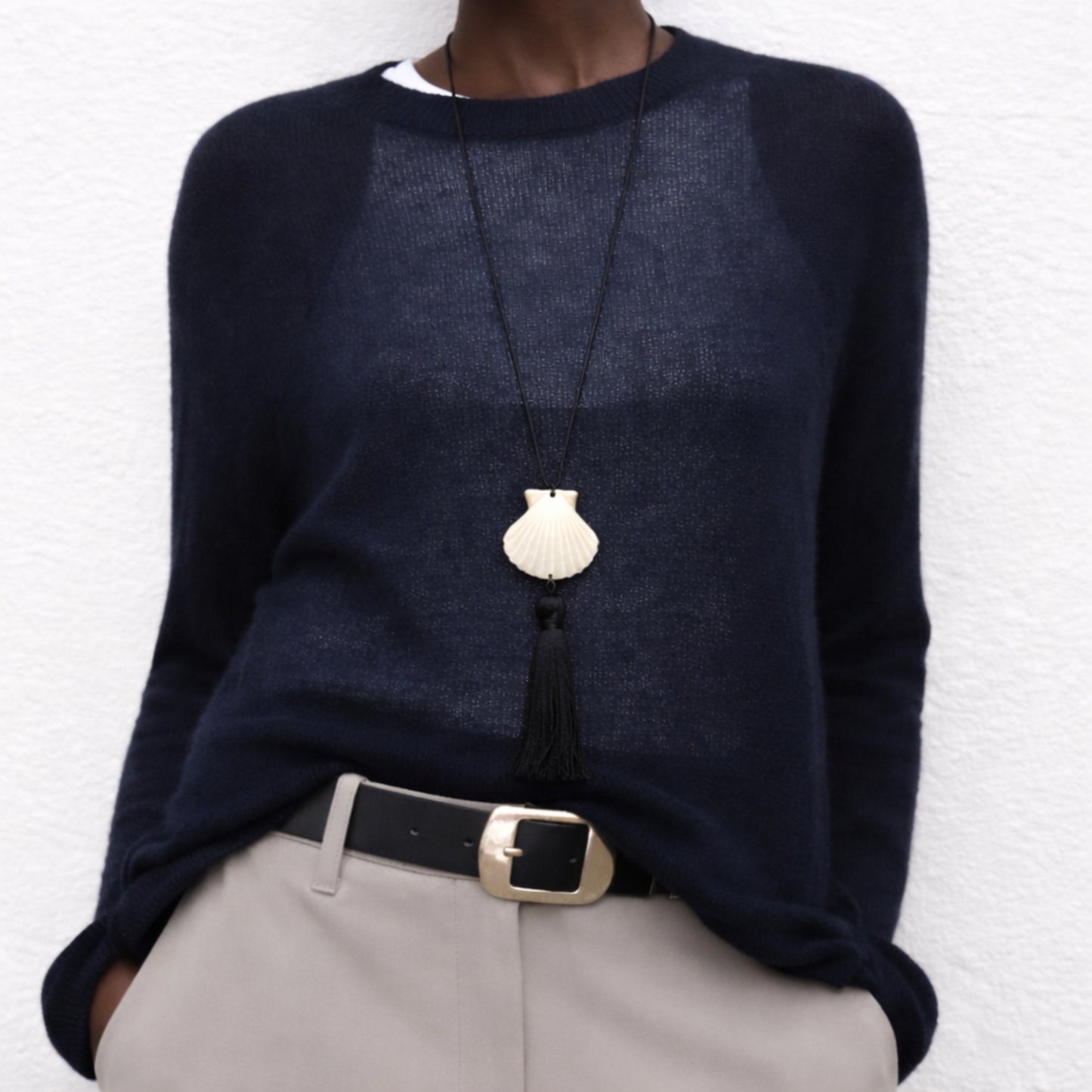 Shell Comb with tassel