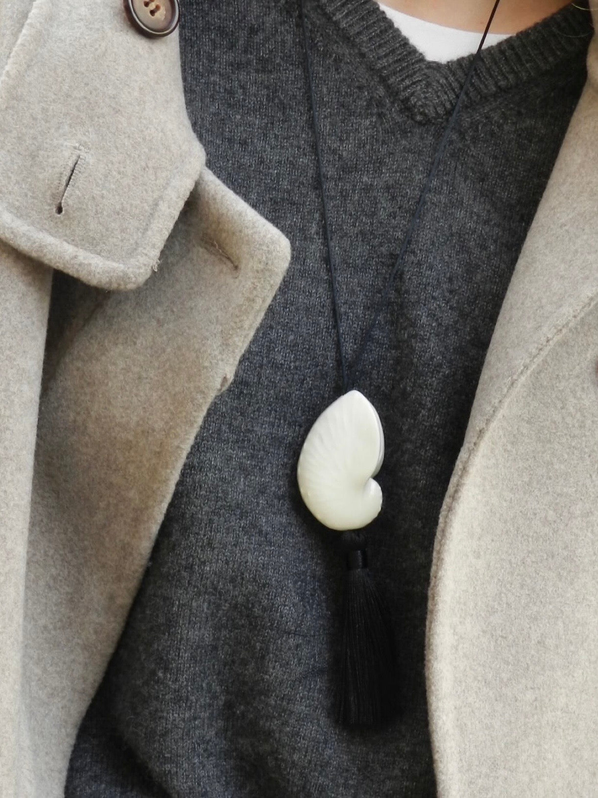 Octopus Shell with Tassel