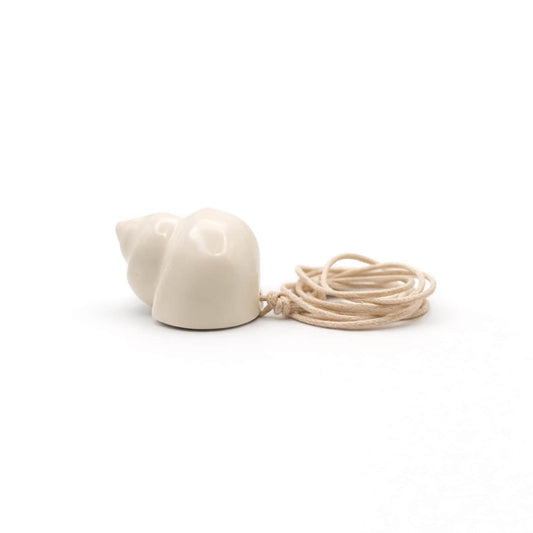 Ceramic Shell Pendant L